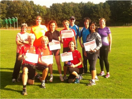 8 trainers geslaagd!